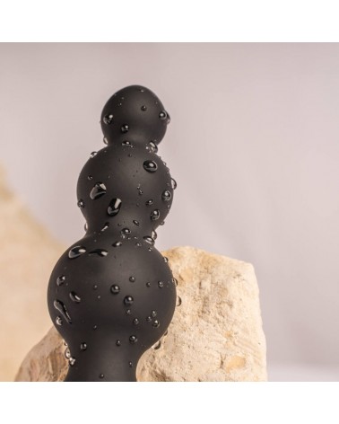 ROCKS-OFF - PETITE SENSATIONS BUBBLES PLUG ANALE VIBRATORE NERO