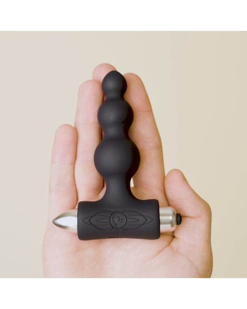 ROCKS-OFF - PETITE SENSATIONS BUBBLES PLUG ANALE VIBRATORE NERO