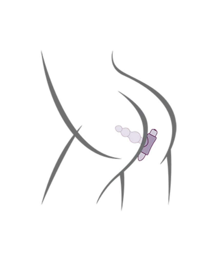 ROCKS-OFF - PETITE SENSATIONS BUBBLES PLUG ANALE VIBRATORE NERO