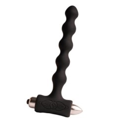ROCKS-OFF - PETITE SENSATIONS PEARLS PLUG ANALE VIBRATORE NERO