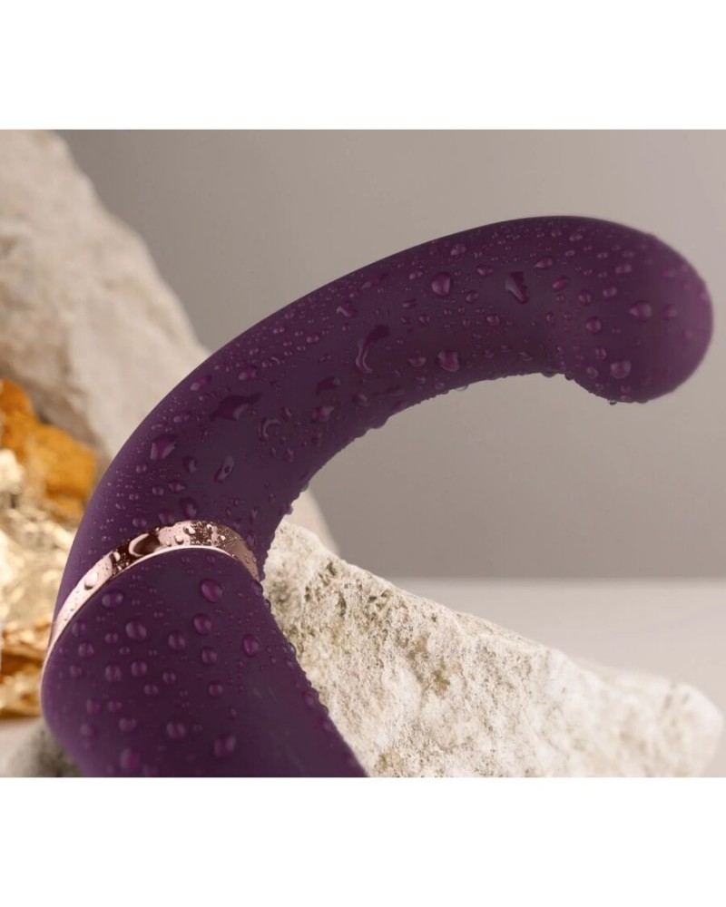 ROCKS-OFF - GEMINI DOPPIO VIBRATORE STIMOLATORE DEL CLITORIDE PUNTO G VIOLA