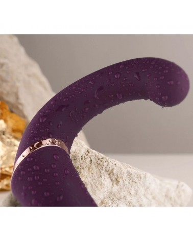 ROCKS-OFF - GEMINI DOPPIO VIBRATORE STIMOLATORE DEL CLITORIDE PUNTO G VIOLA