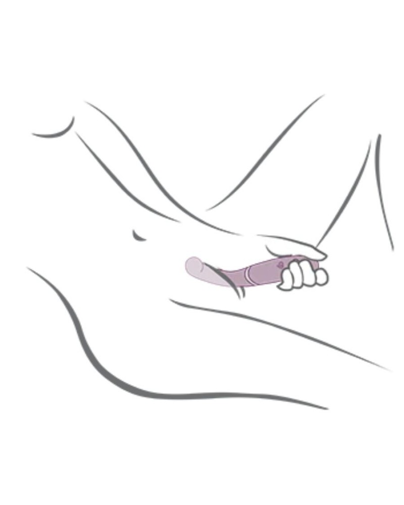 ROCKS-OFF - GEMINI DOPPIO VIBRATORE STIMOLATORE DEL CLITORIDE PUNTO G VIOLA