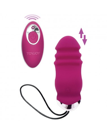 TOYJOY - VIBRATORE FUCSIA HAPPINESS SUNN SIDE UP AND DOWN CON TELECOMANDO