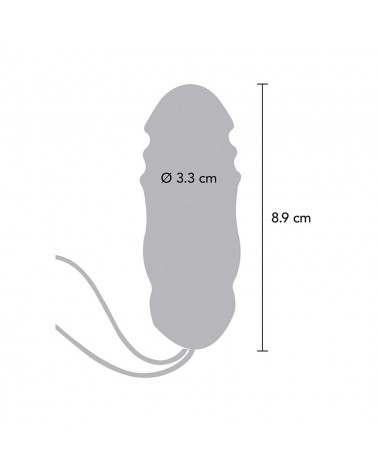 TOYJOY - VIBRATORE FUCSIA HAPPINESS SUNN SIDE UP AND DOWN CON TELECOMANDO