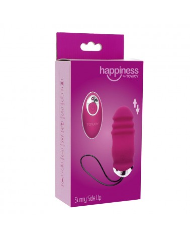 TOYJOY - VIBRATORE FUCSIA HAPPINESS SUNN SIDE UP AND DOWN CON TELECOMANDO