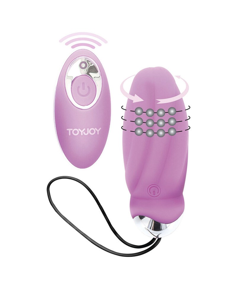 TOYJOY - VIBRATORE ROSA CON TELECOMANDO PER LA FELICITÀ CHE MI FAI CREPUSCOLARE