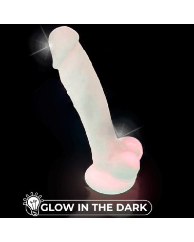 SILEXD  MODELLO DI PENE REALISTICO 7 ROSA BRILLANTE AL BUIO