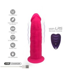SILEXD - MODELLO PENE REALISTICO 2 ROSA + TELECOMANDO LRS 17 CM 2