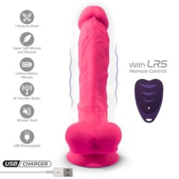 SILEXD - MODELLO PENE REALISTICO 18 VIBRAZIONE ROSA + TELECOMANDO LRS