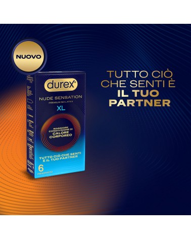 Durex Nude Sensation XL 6 pezzi