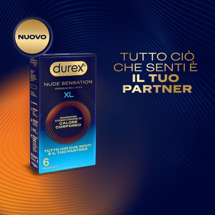Durex Nude Sensation XL 6 pezzi
