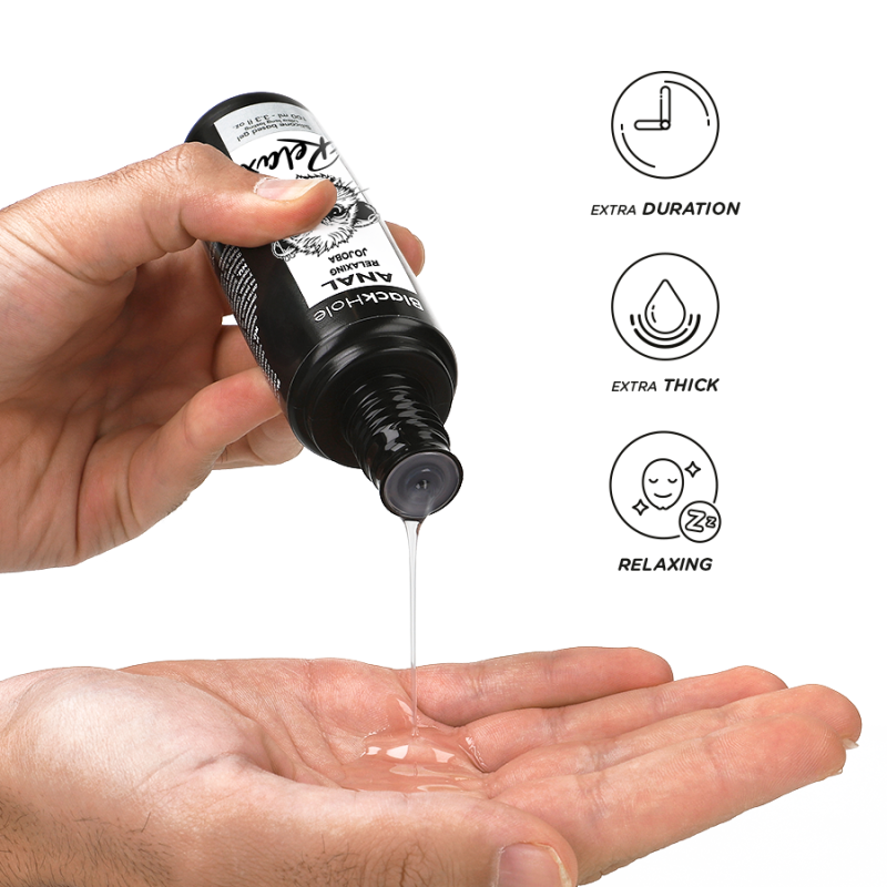 BLACK HOLE - GEL SILICONE BASE DILATAZIONE ANALE 100 ML