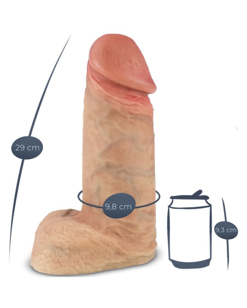 SILEXD - MODELLO 1 XTREME PREMIUM SILICONE PENE REALISTICO 28 CM