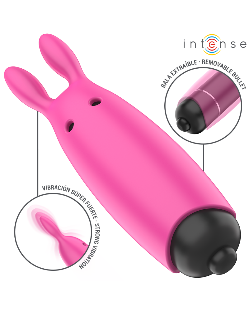 INTENSE - HOPPER ROSA VIBRANTE BULLET 8,3 X 2,4 CM