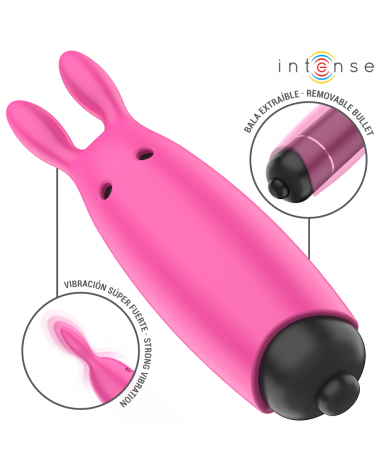 INTENSE - HOPPER ROSA VIBRANTE BULLET 8,3 X 2,4 CM