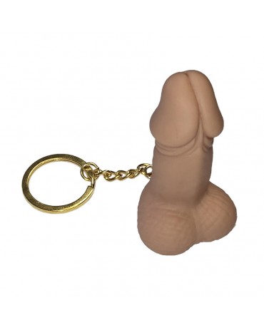 DIABLO PICANTE - PORTACHIAVI FISCHIO A FORMA DI PENE COLOR CARNE