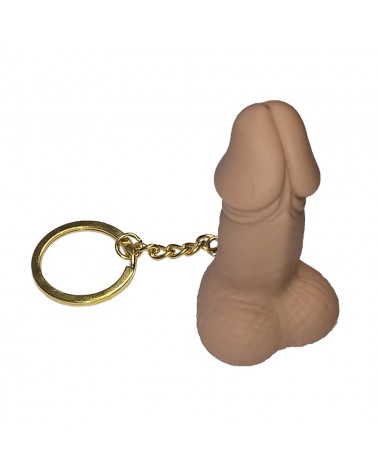 DIABLO PICANTE - PORTACHIAVI FISCHIO A FORMA DI PENE COLOR CARNE