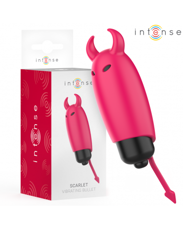 INTENSE - PROIETTILE VIBRANTE SCARLATTO RED DEMON 9,3 X 2,4 CM