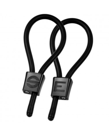 ELECTRASTIM - PRESTIGE ELECTRA LOOPS ANELLI PER IL PENE REGOLABILI NERI