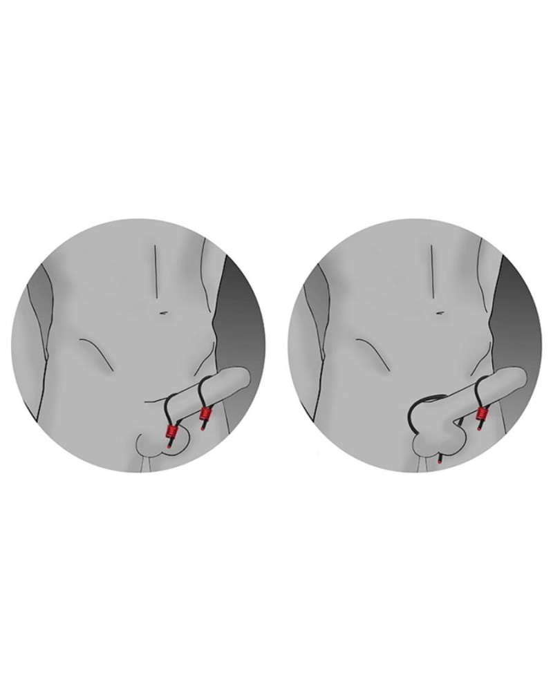 ELECTRASTIM - PRESTIGE ELECTRA LOOPS ANELLI PER IL PENE REGOLABILI NERI