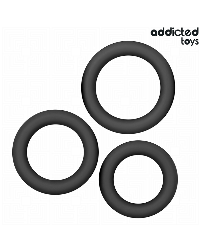 ADDICTED TOYS - SET DI ANELLI IN SILICONE MODELLO 1