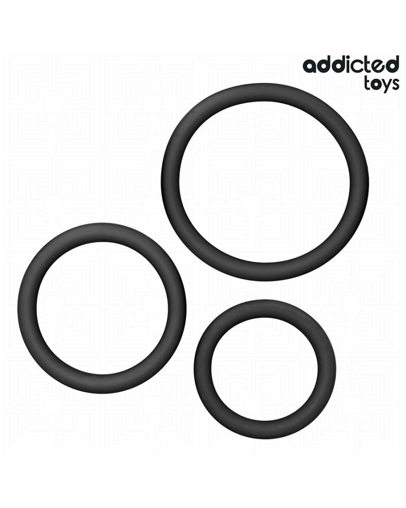 ADDICTED TOYS - SET DI ANELLI IN SILICONE MODELLO 2