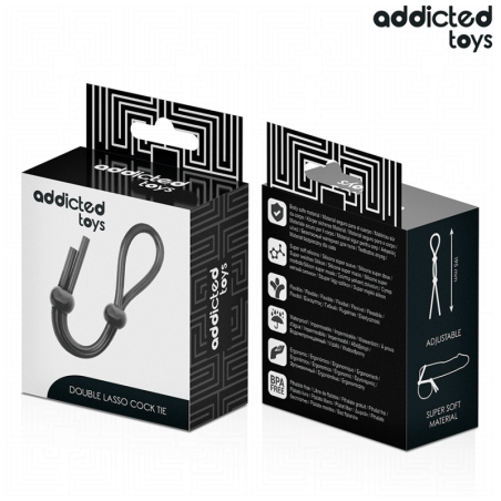 ADDICTED TOYS - CORDA IN SILICONE PER IL PENE A DOPPIO ANELLO
