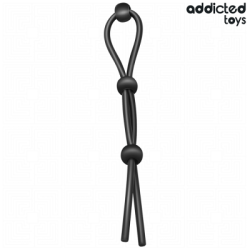 ADDICTED TOYS - CORDA IN SILICONE PER IL PENE A TRIPLO ANELLO 2