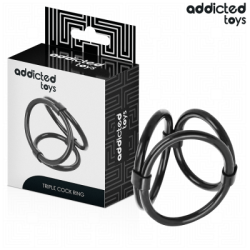 ADDICTED TOYS - ANELLO PER PENE TRIPLO