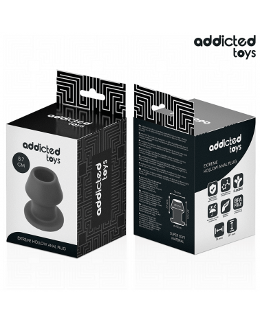 ADDICTED TOYS - EXTREME HOLLOW ANAL PLUG TAGLIA M 8,7 CM