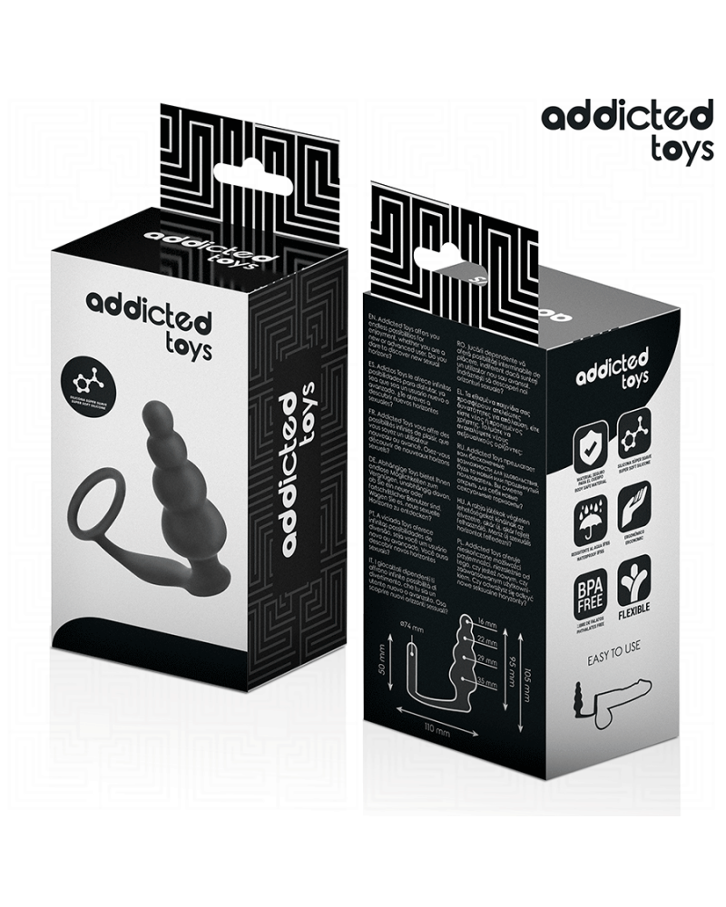 ADDICTED TOYS - PLUG ANALE CON ANELLO MODELLO 5