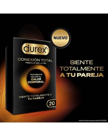 DUREX - TOTAL CONNECTION ULTRA FINE PLUS SENZA LATTICE 20 UNITÀ