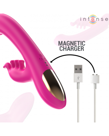 INTENSE - CHRISTINA VIBRATORE MULTIFUNZIONE RABBIT 22,5 CM ROSA