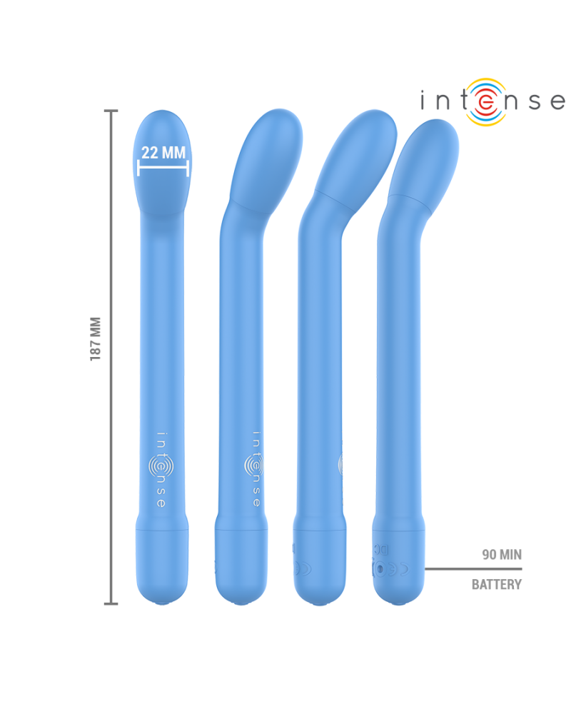 INTENSE - STIMOLATORE PUNTO G BLU