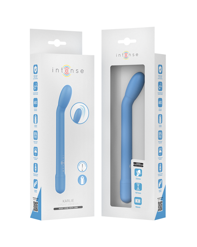 INTENSE - STIMOLATORE PUNTO G BLU