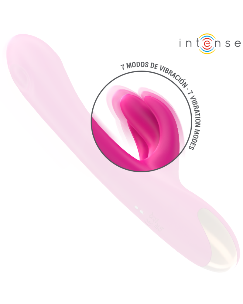 INTENSE - VIBRATORE MULTIFUNZIONE CONIGLIO BRITNEY 23 CM ROSA