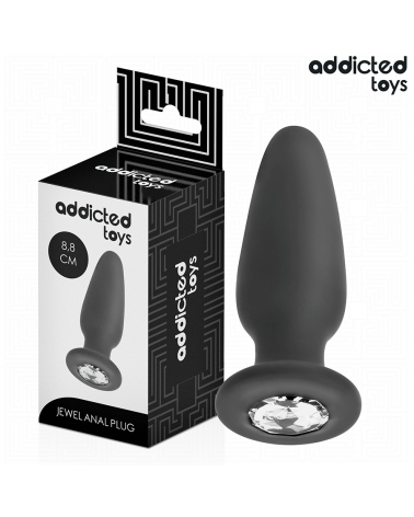 ADDICTED TOYS - PLUG ANALE CON GIOIELLO TAGLIA S 8,8 CM