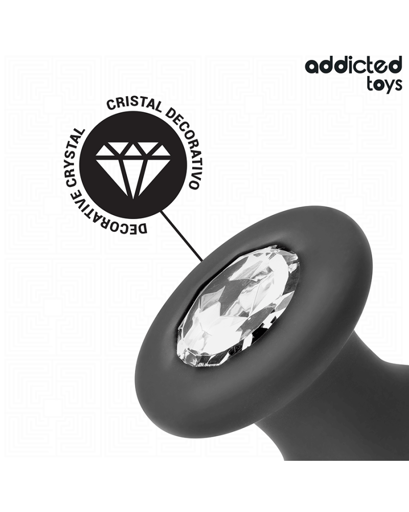 ADDICTED TOYS - PLUG ANALE CON GIOIELLO TAGLIA S 8,8 CM