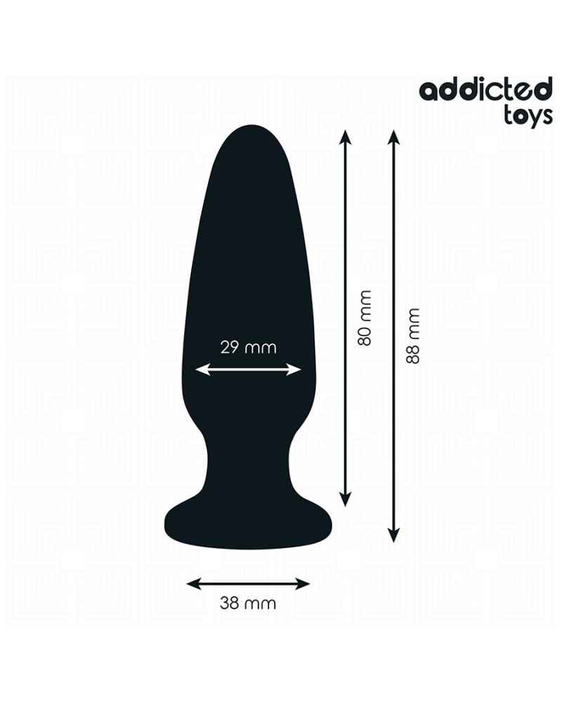 ADDICTED TOYS - PLUG ANALE CON GIOIELLO TAGLIA S 8,8 CM