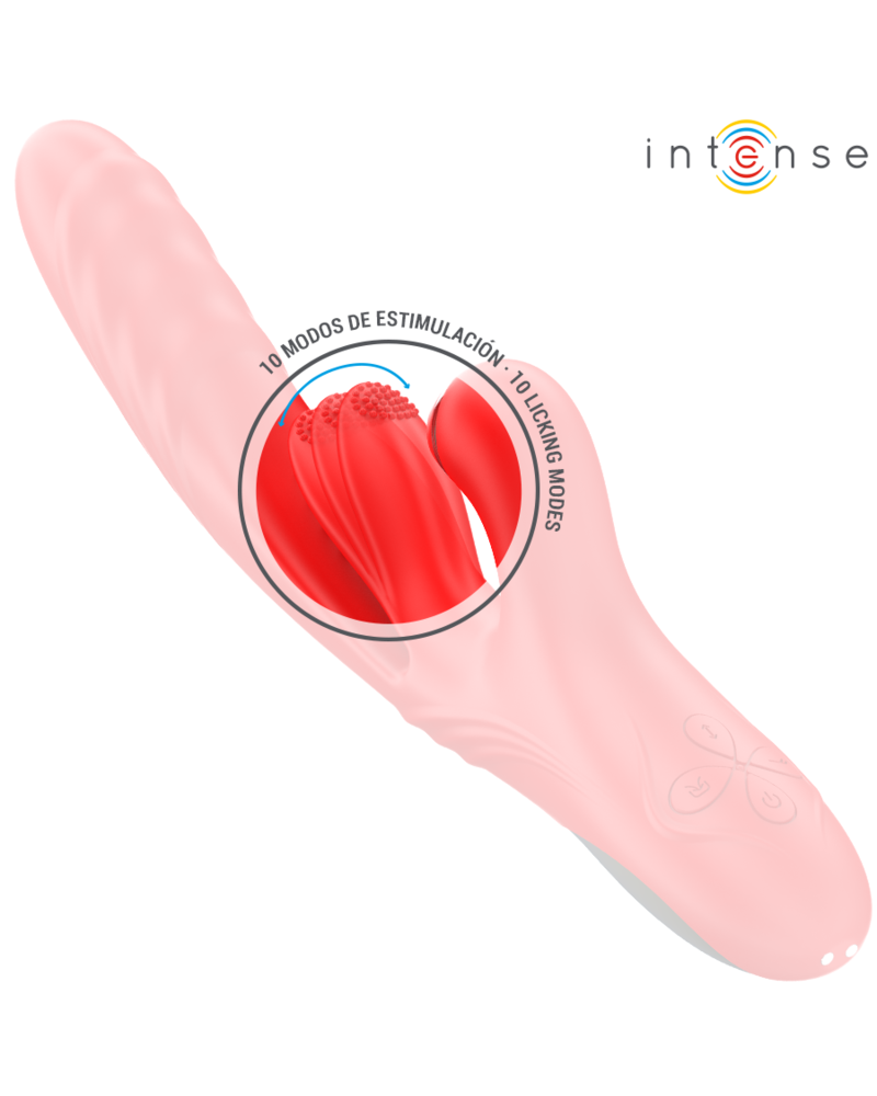 INTENSE - VIBRATORE MULTIFUNZIONE ROSALIA 3 IN 1 ROSSO