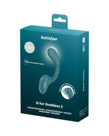 SATISFYER - G PER FODDES 2 VIBRATORE CONIGLIO VERDE BOTTIGLIA