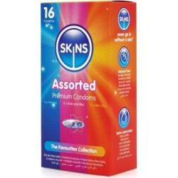 SKINS - CONFEZIONE ASSORTITA DI PREMIUM CONSERVANTI 16 PEZZI 2