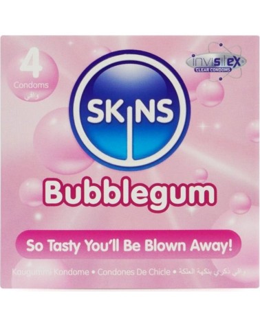 SKINS - BUBBLEGUM PREMIUM CONDOM CONFEZIONE DA 4