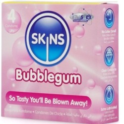 SKINS - BUBBLEGUM PREMIUM CONDOM CONFEZIONE DA 4 2
