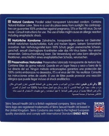 SKINS - PRESERVATIVI NATURALI PREMIUM CONFEZIONE DA 4