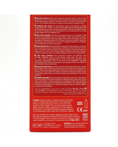 SKINS - PRESERVATIVI ULTRA SOTTILI PREMIUM CONFEZIONE DA 16