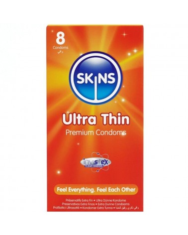 SKINS - PRESERVATIVI ULTRA SOTTILI PREMIUM CONFEZIONE DA 8