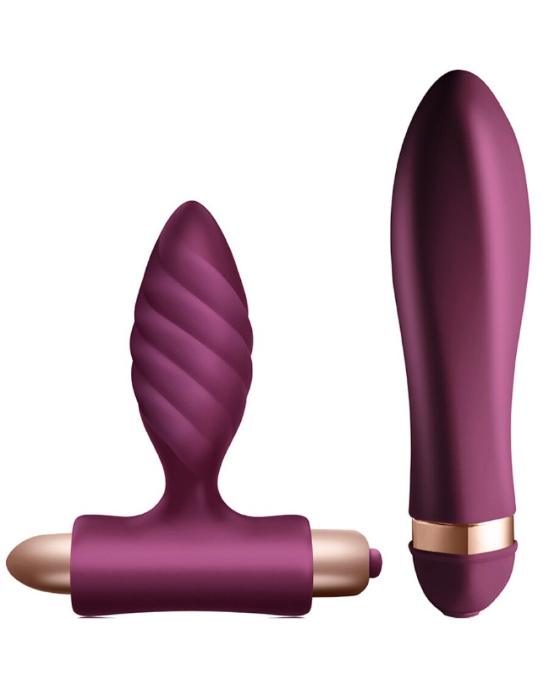 CLIMAXIMUM - DESIRE KIT VIBRATORE TWISTED + PLUG ANALE