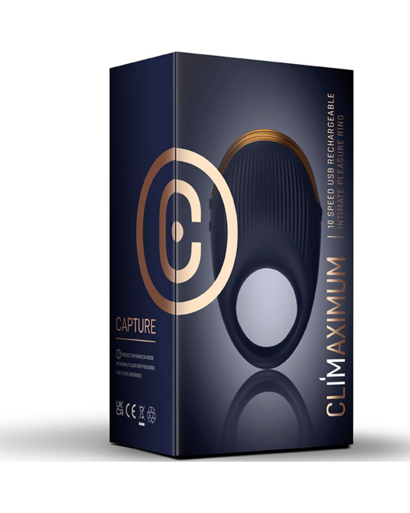 CLIMAXIMUM - VIBRATORE SENSORIALE CON ANELLO PER IL PENE